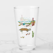Schnorcheln Glas (Rückseite)