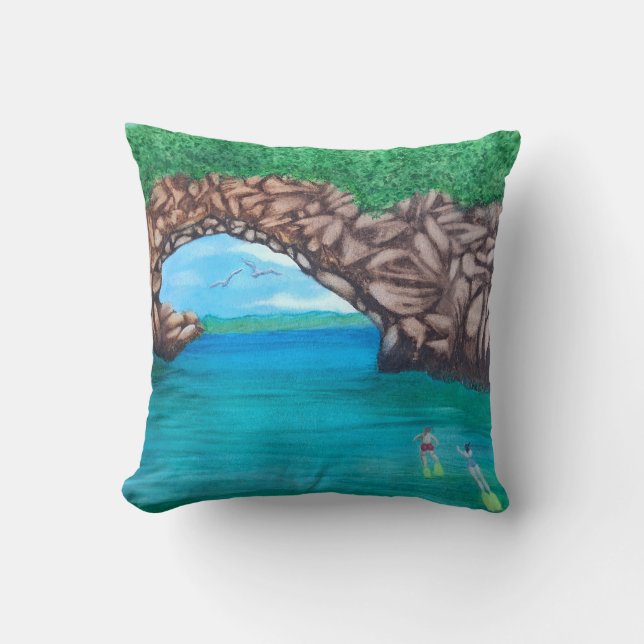 Schnorcheln im Paradies Kissen (Vorderseite)