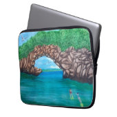 Schnorcheln im Paradies Laptopschutzhülle (Vorderseite Links)