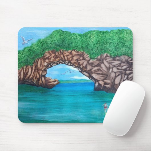 Schnorcheln im Paradies Mousepad (Mit Mouse)