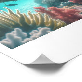 Schnorcheln im Paradies Poster (Ecke)