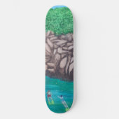 Schnorcheln im Paradies Skateboard (Vorderseite)