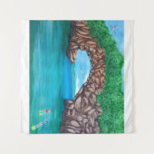 Schnorcheln im Paradies Wandteppich (Vorderseite (Horizontal))