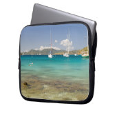 Schnorcheln in idyllischer Piraten Bucht, Bucht, Laptopschutzhülle (Vorderseite Links)