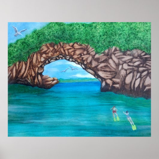 Schnorcheln in Wunderland Poster (Vorne)