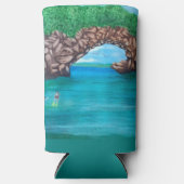 Schnorcheln in Wunderland Selters Dosenkühler (Vorderseite)