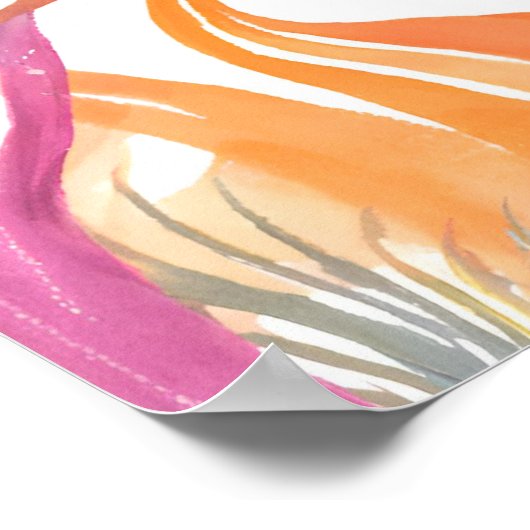 Schnorcheln ist phantastisch poster (Ecke)