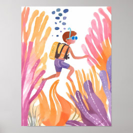 Schnorcheln ist phantastisch poster