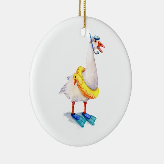 Schnorcheln Keramik Ornament (Rechts)