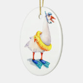 Schnorcheln Keramikornament (Links)