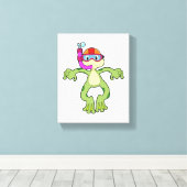 Schnorcheln Leinwanddruck (Insitu (Holzboden))