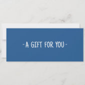 Schnorcheln mit Manta Ray Ticket Geschenkgutschein Einladung (Rückseite)