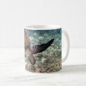 Schnorcheln mit Schildkröte Kaffeetasse (VorderseiteRechts)