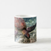 Schnorcheln mit Schildkröte Kaffeetasse (Mittel)