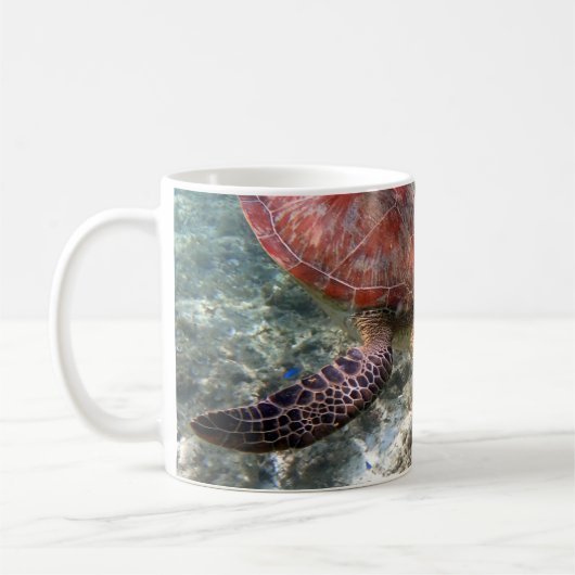 Schnorcheln mit Schildkröte Kaffeetasse (Links)
