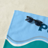 Schnorcheln mit tropischen Fischen Junge Geburtsta Strandtuch (Beispiel)