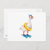 Schnorcheln Postkarte (Vorne/Hinten)