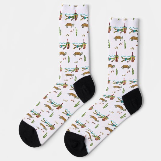 Schnorcheln Socken (Linkes Detail)
