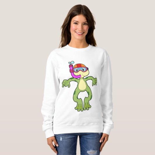 Schnorcheln Sweatshirt (Vorne ganz)