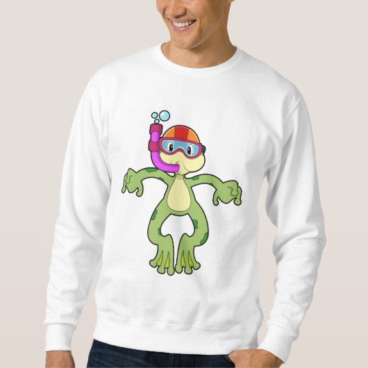 Schnorcheln Sweatshirt (Vorderseite)
