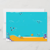 Schnorcheln Twins Einladung (Rückseite)