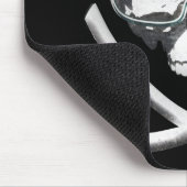 Schnorcheln und Tauchen Piratenflagge Mousepad (Ecke)