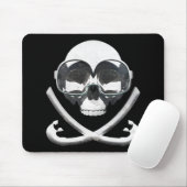 Schnorcheln und Tauchen Piratenflagge Mousepad (Mit Mouse)