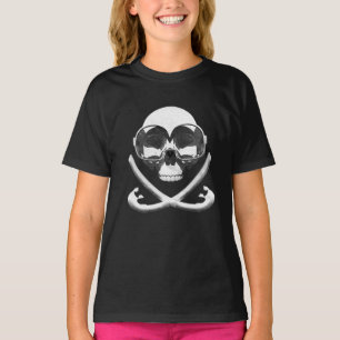 Schnorcheln und Tauchen Piratenflagge T-Shirt