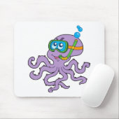 Schnorchelnde Krake Mousepad (Mit Mouse)