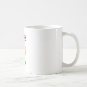 Schnorchelnde weiße Gans Kaffeetasse
