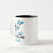 Schnorcheltauchen Tasse (Vorderseite Links)