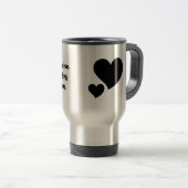 Schnörkel bevorzugt papa Für Männer, sie ihn Fraue Reisebecher (VorderseiteRechts)