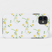 Schnörkel und Blume Case-Mate iPhone Hülle (Rückseite (Horizontal))