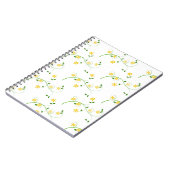 Schnörkel und Blume Notizblock (Linke Seite)