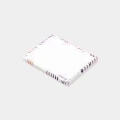 Schnörkel- und Handmuster Post-it Klebezettel (angewinkelt)