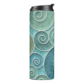 Schnörkellose Konsistenz mit Wirbel, Thermosbecher (Nach links gedreht)