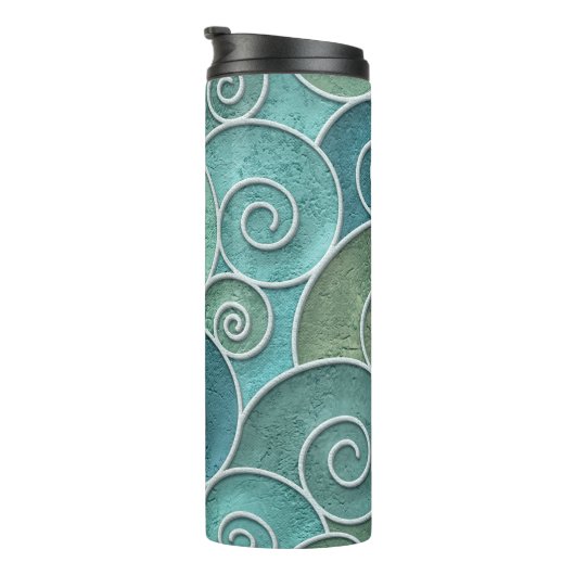 Schnörkellose Konsistenz mit Wirbel, Thermosbecher (Nach rechts gedreht)