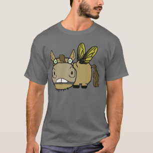Schnozzle Pferdebremsen-Cartoon T-Shirt