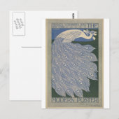 Schnriber Modern Poster Postcard Vintag Postkarte (Vorne/Hinten)