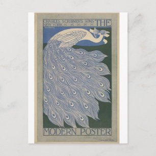 Schnriber Modern Poster Postcard Vintag Postkarte