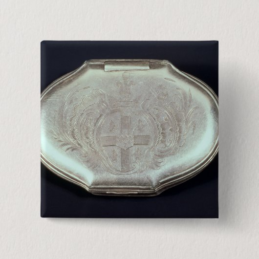 Schnüffeln Sie den Kasten, der mit einem Wappen, Button (Vorderseite)