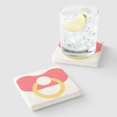 Schnuller-2 Steinuntersetzer (Seitenansicht)