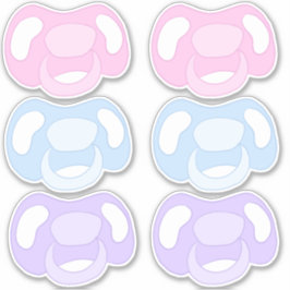 Schnuller-Aufkleber Aufkleber