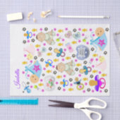 Schnuller aus Tissue Paper Binky Seidenpapier (Handwerk)