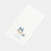 Schnuller Baseball Sport Junge Baby Shower Serviette (Ecke)