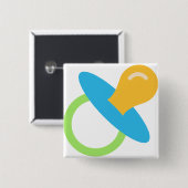 Schnuller Button (Vorne & Hinten)