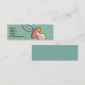 Schnuller-dünne Visitenkarten Mini Visitenkarte (Vorne/Hinten)