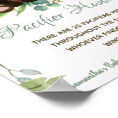 Schnuller Hunt Game Baby Dusche Schild Red Panda B (Ecke)