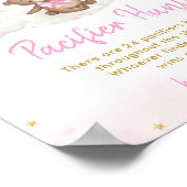 Schnuller Hunt Game Girl Teddy Bärenballons Unters Poster (Ecke)