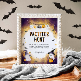 Schnuller Hunt Game Halloween Baby Shooting Game S Poster